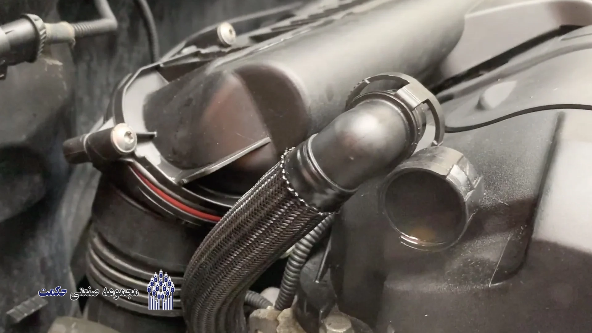 گرفتگی شیلنگ بخار روغن